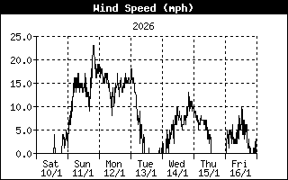 Wind Speed 10-min average